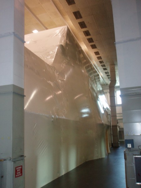 Temporary Containment Walls Dust And Debris Protection